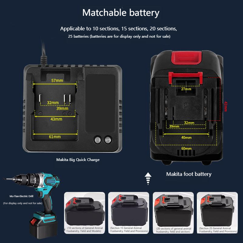 EU US 18V 21V Charger For Maki - Power Tools Universal Battery recension och pris