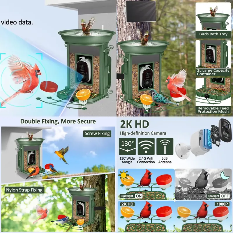 Solar-powered smart bird feede - Power Tools Ai recension och pris