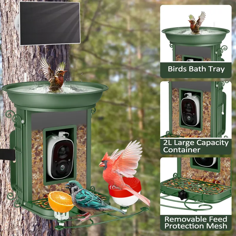 Solar-powered smart bird feede - Power Tools Ai recension och pris