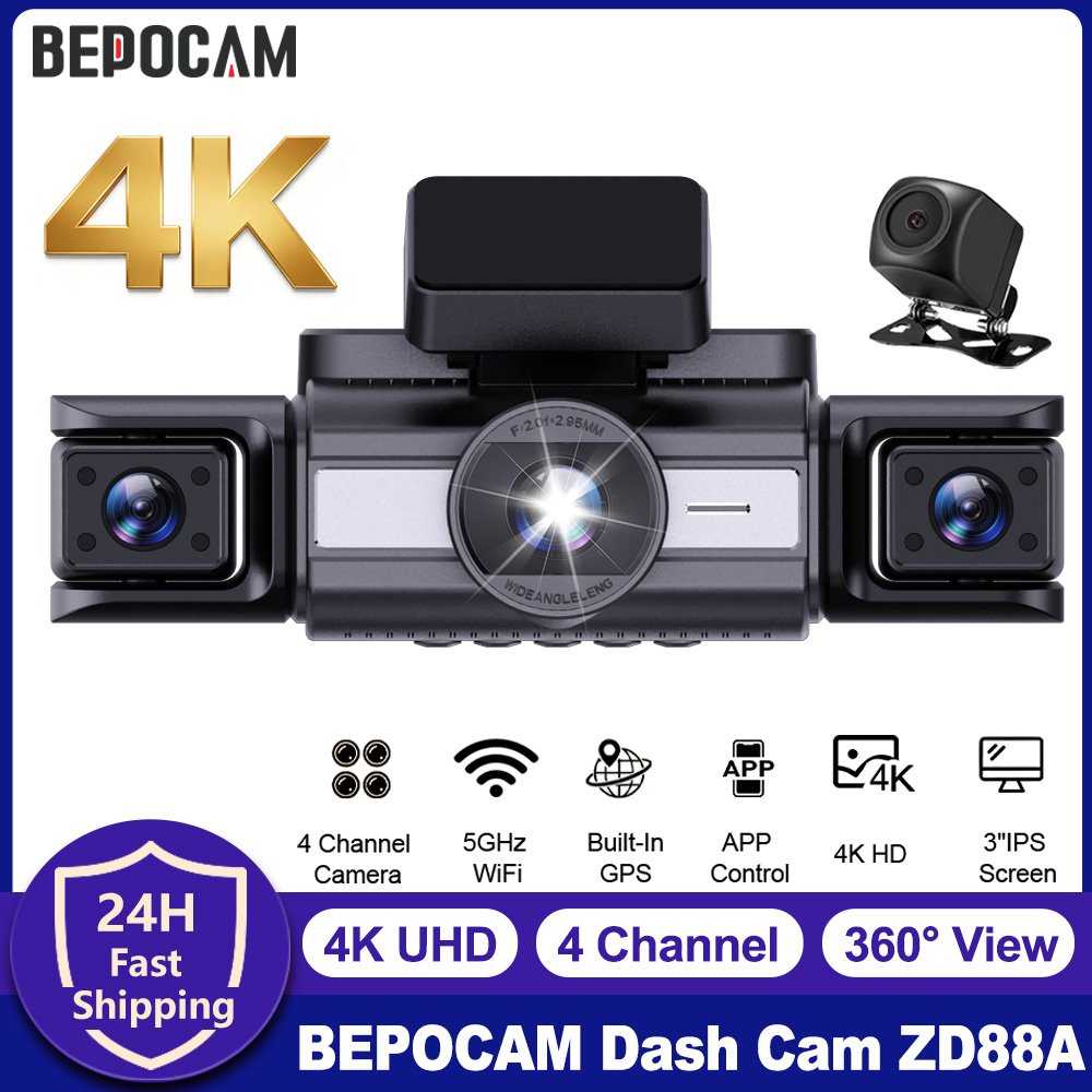 BEPOCAM 4 Channel Dash Cam 4K  - Power Tools Japan recension och pris