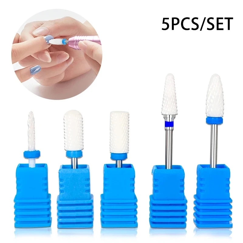 5 PCS/Set Ceramic Nail Drill B - Power Tools Total recension och pris