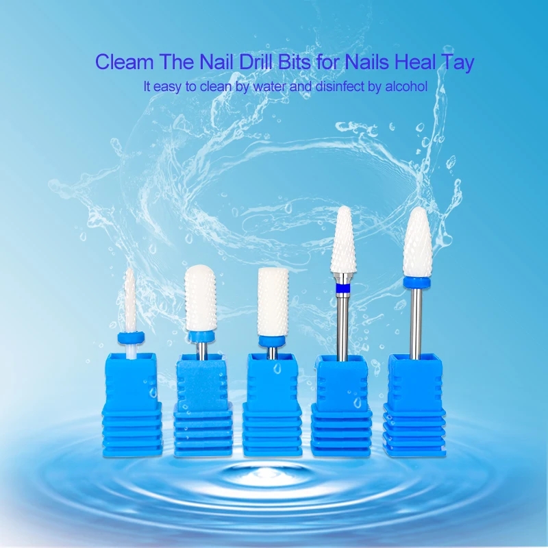 5 PCS/Set Ceramic Nail Drill B - Power Tools Total recension och pris