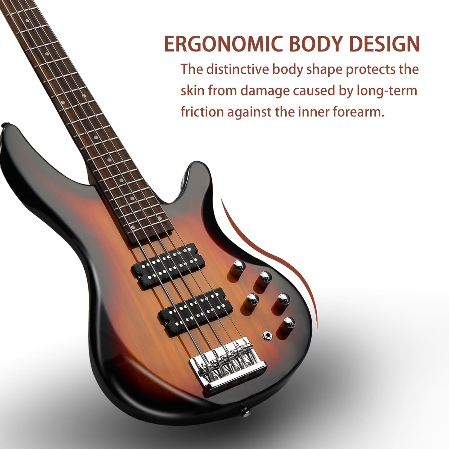 5-String Electric Bass Guitar, - Power Tools Total recension och pris