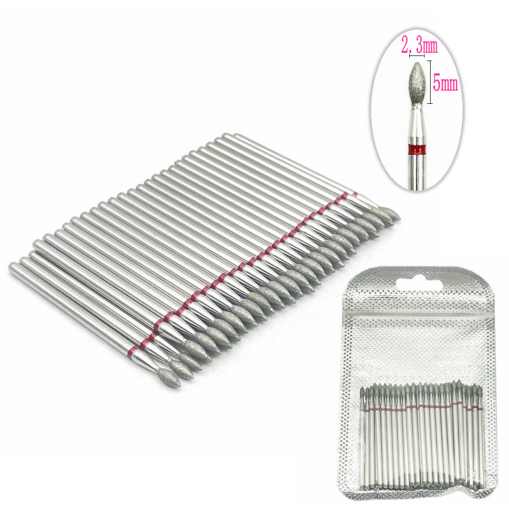 50pcs Nail Diamond Drill Bit S - Power Tools Total recension och pris