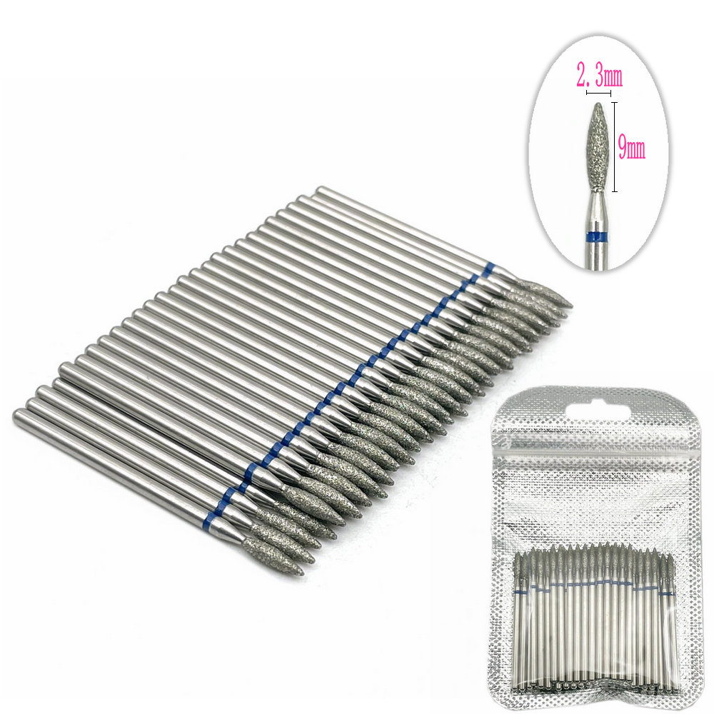 50pcs Nail Diamond Drill Bit S - Power Tools Total recension och pris