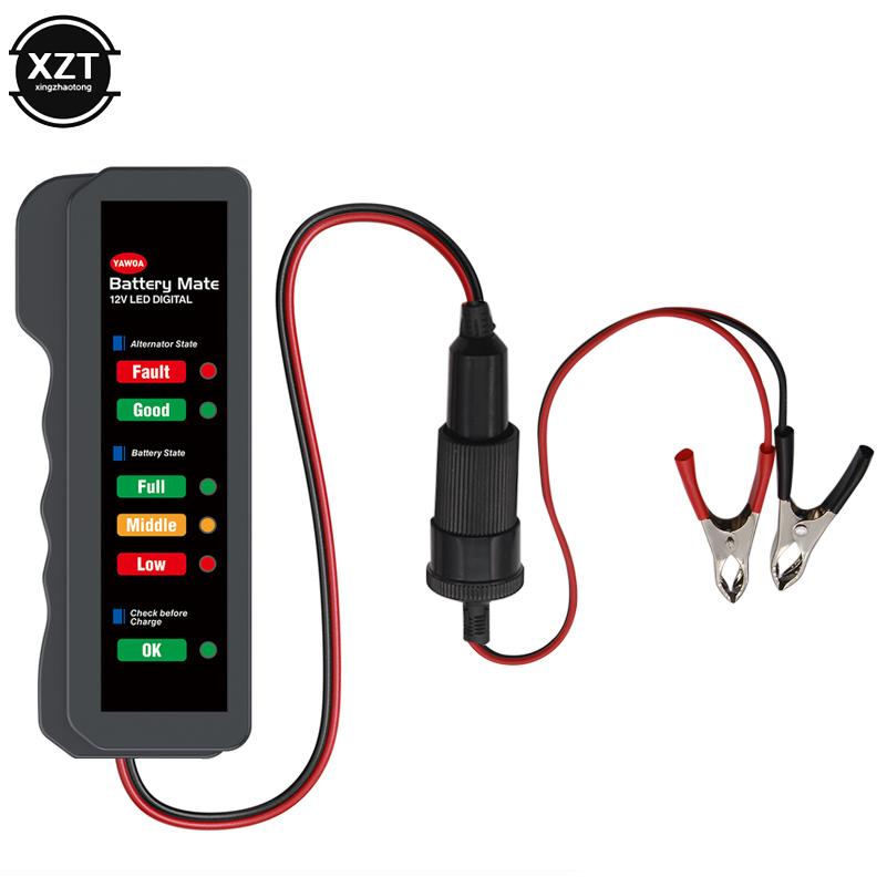Car Battery Tester 6 LED Displ - Power Tools China recension och pris