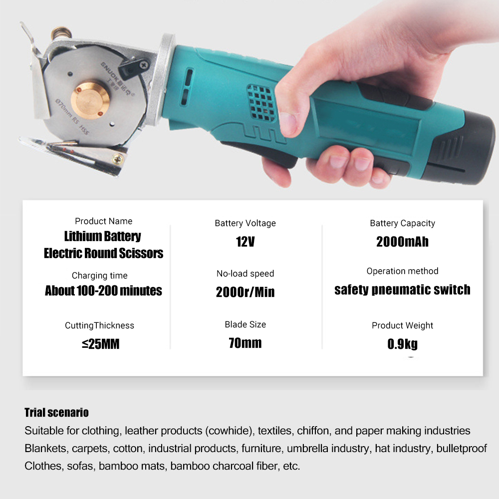 12V Electric Round Scissors Co - Power Tools Total recension och pris