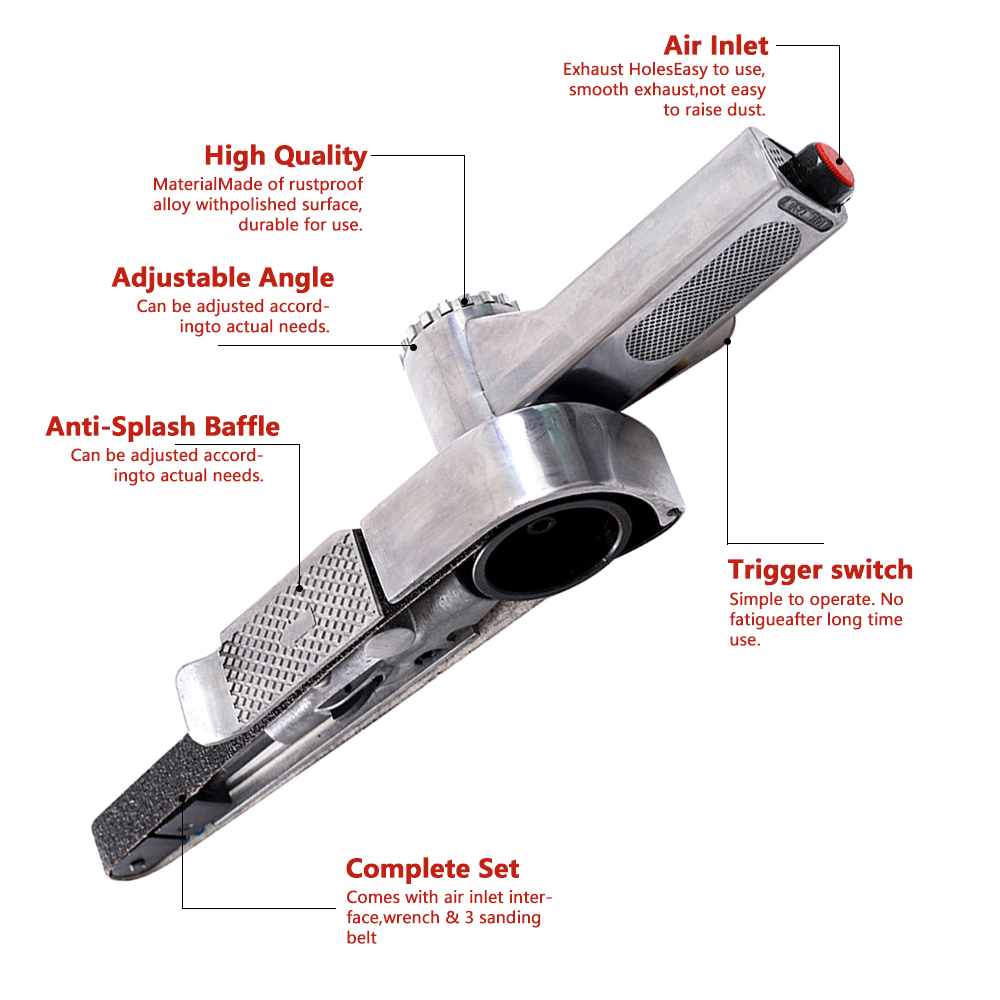 520*20mm Mini Air Belt Sander  - Belt Sander Portable recension och pris